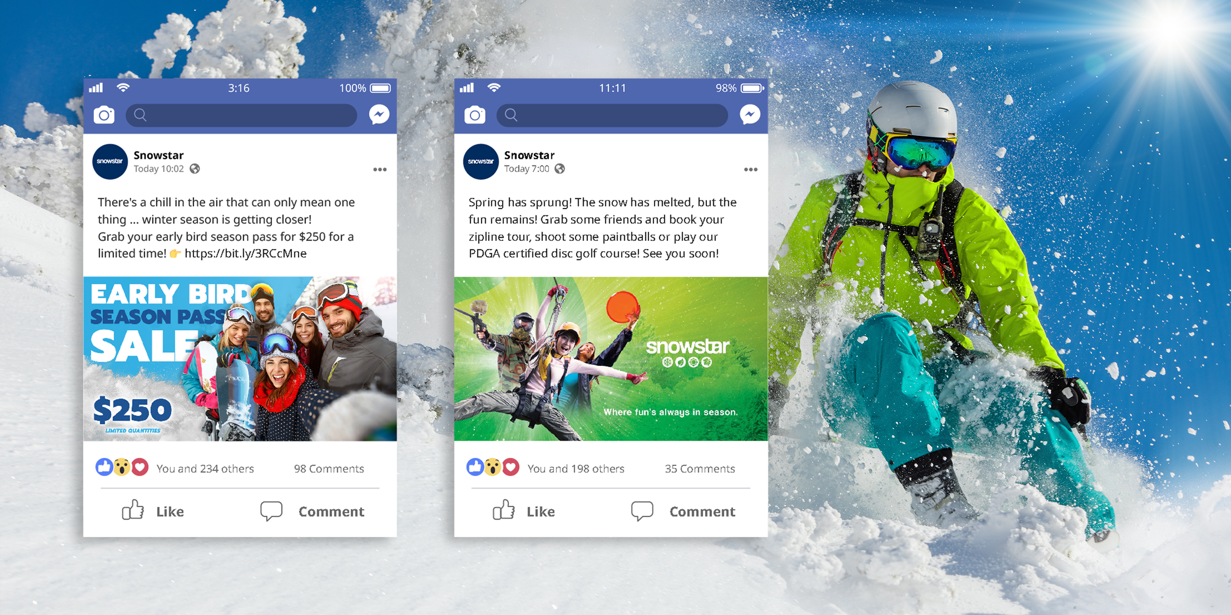 Snowstar Social Media